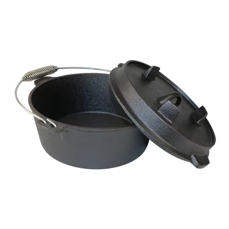 25cm Cast Iron Dutch Oven Camp - đánh giá và giá Camp Dutch Oven Cast