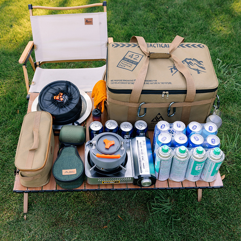Heavy-Duty Large Capacity Camp - đánh giá và giá Camping Cooking Organizer