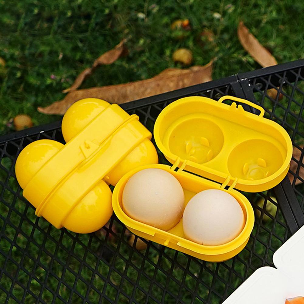 2 Grid Egg Storage Box Contain - đánh giá và giá Camping Cooking Container